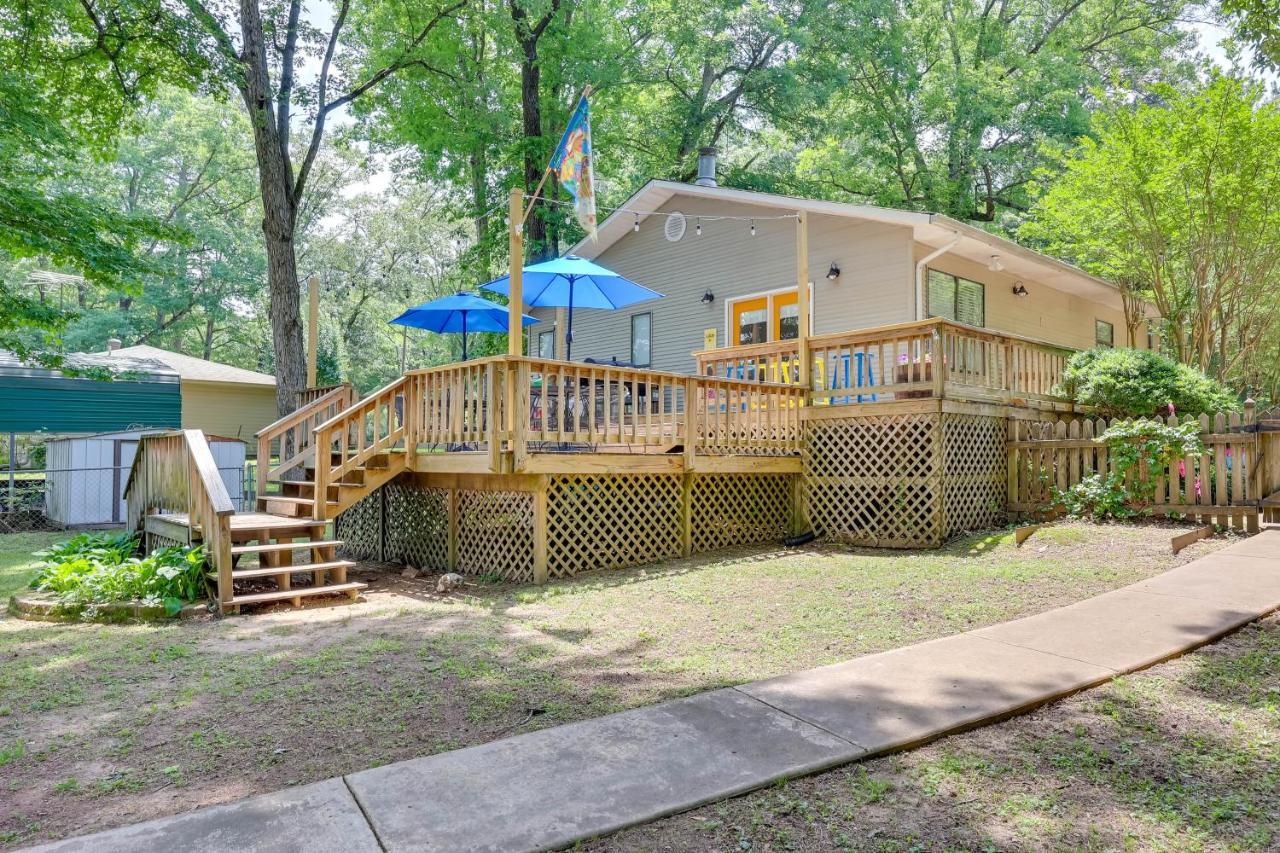 Lakefront Hot Springs Home With Furnished Deck! Eksteriør bilde
